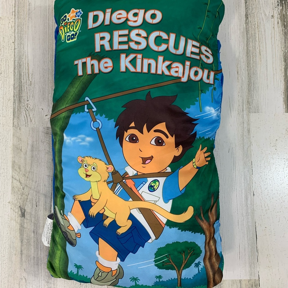 Pillow Book Go Diego Go. Diego Rescues The Kikajou Book Plush Toy Nickelodeon.